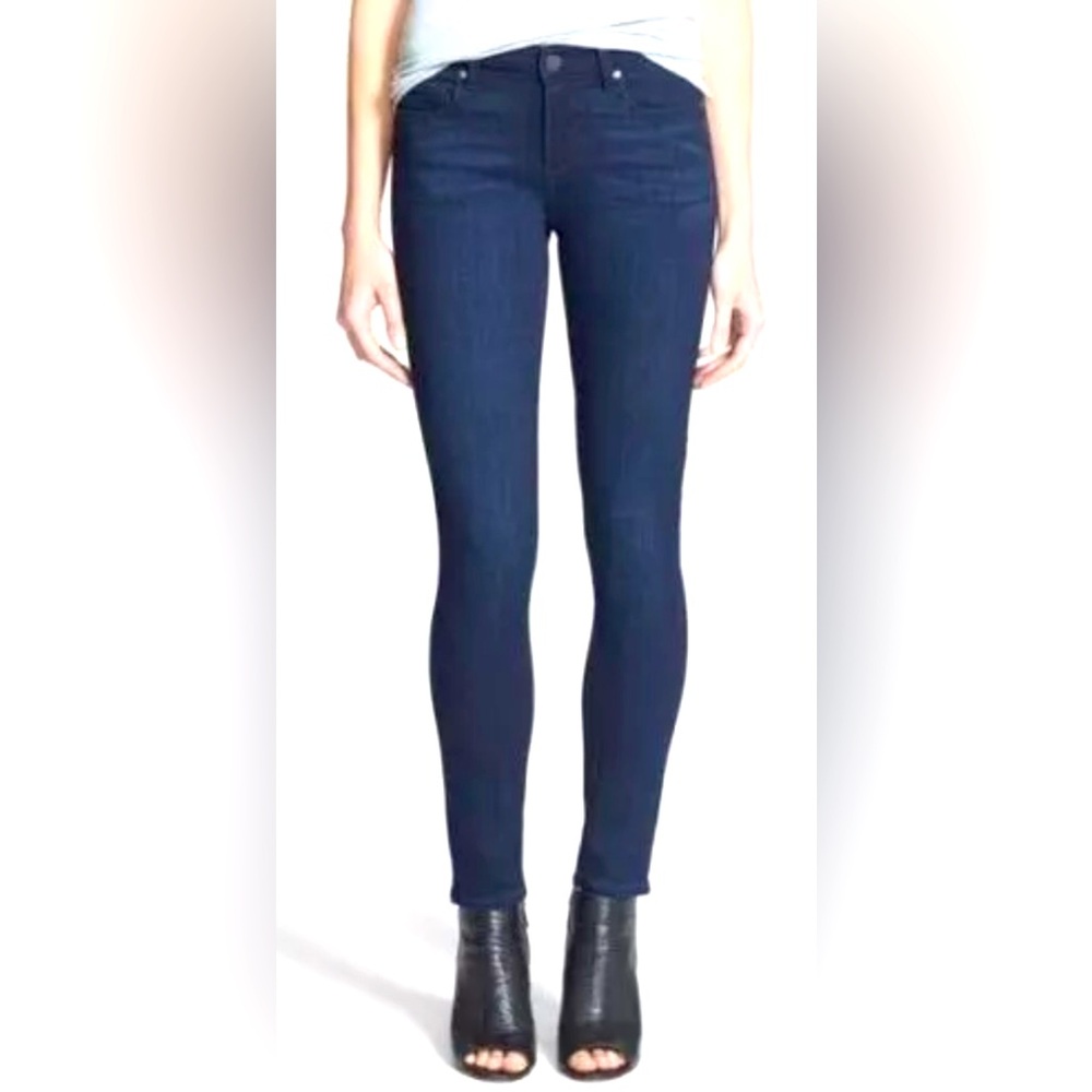 Paige Verdugo Super Skinny Wax Coated Jeans